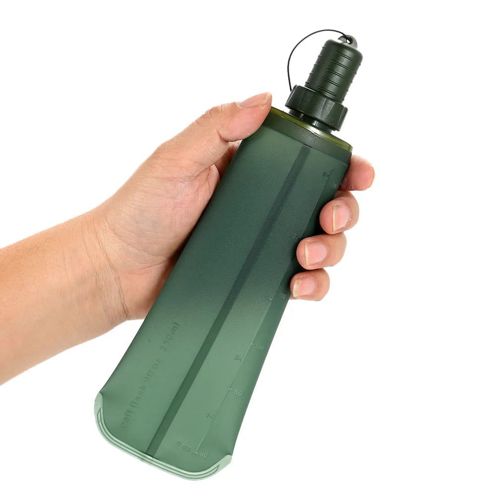 Gourde Souple Randonnée pliable et ergonomique