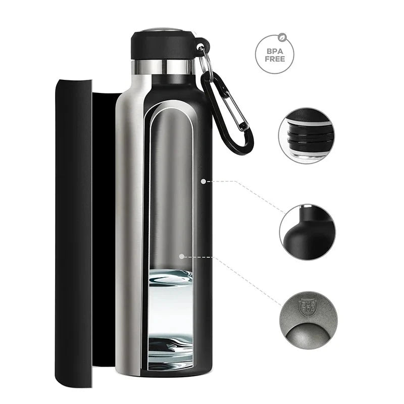 Gourde cylindrique de 500ML ou 600ML
