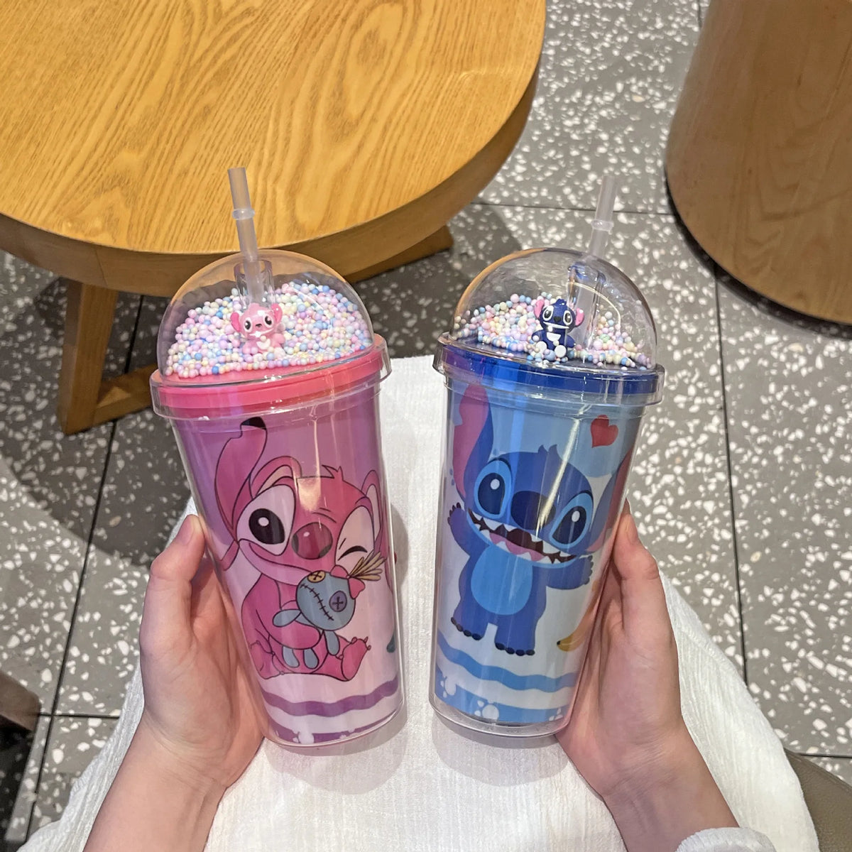 Gobelet double paroi Stitch Disney portable