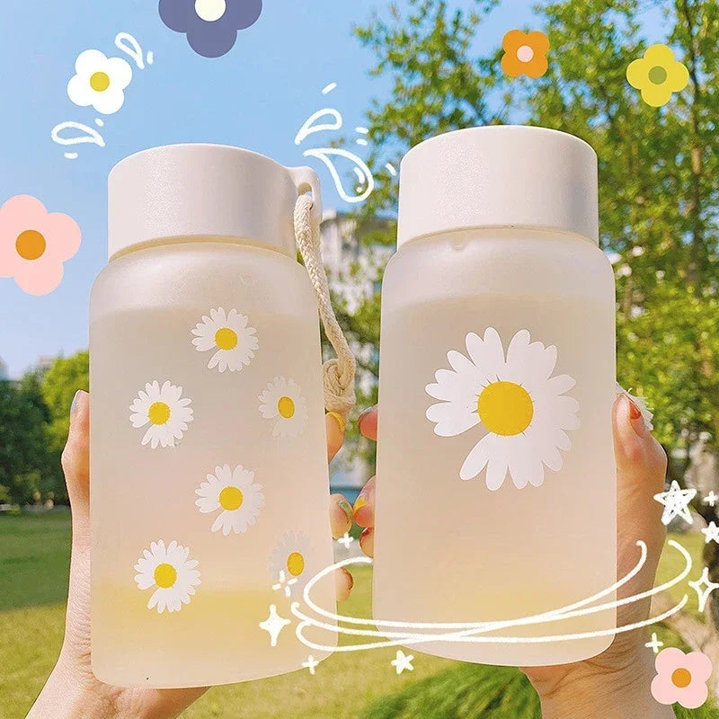 Gourde Plastique Enfant mignonnes marguerites design