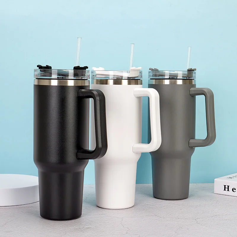 Gourde Isotherme Avec Paille 1 L