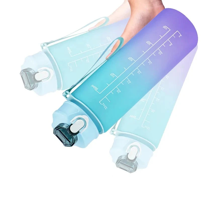 Gourde Avec Paille Pliable