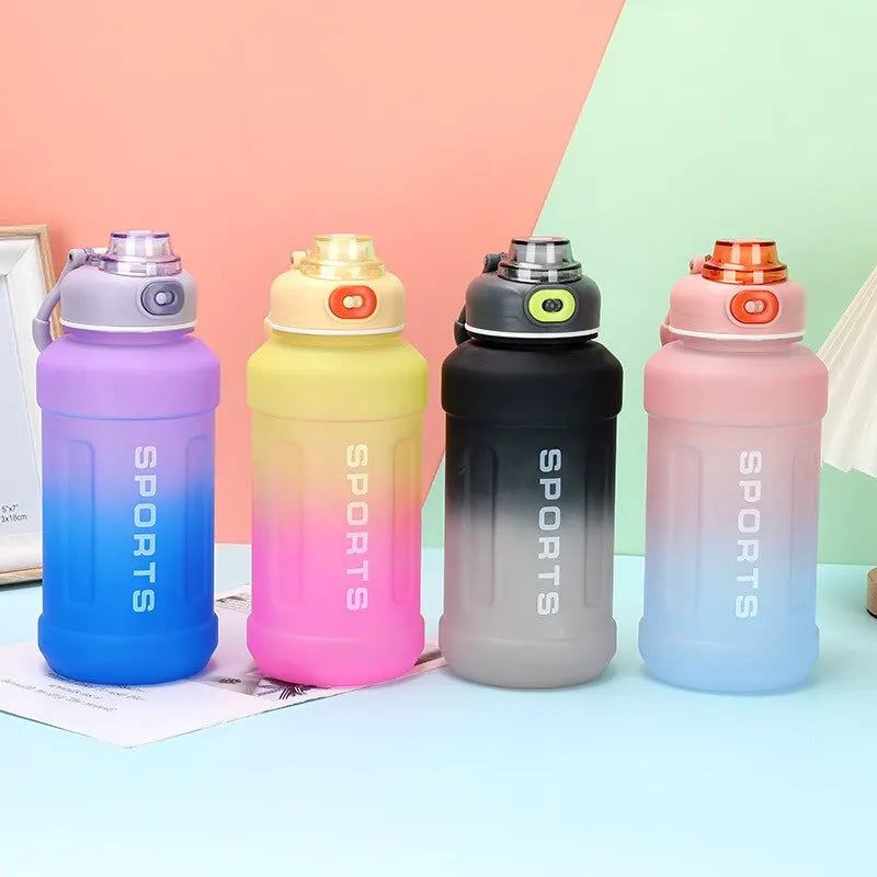 Gourde Plastique 1l colorée et pratique