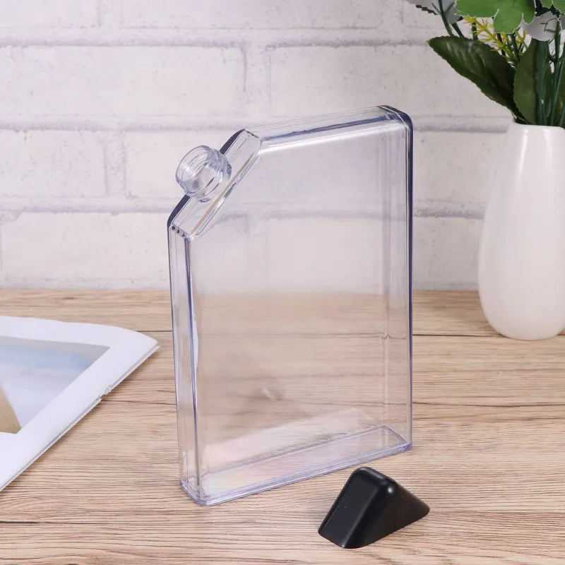 Gourde Plastique 1l, transparente et portable