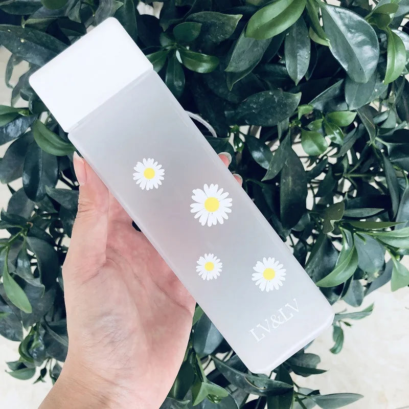 Gourde Plastique Fleurs